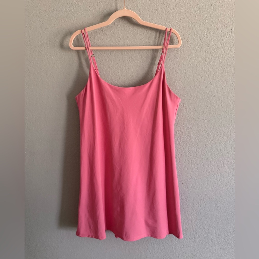 Abercrombie & Fitch Pink Satin Slip Dress | Adjustable Straps | LT